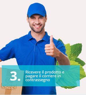 operatore consegna il pacco le reel