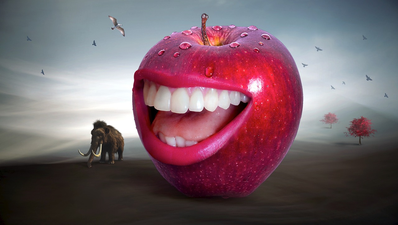 denti bianchi mela