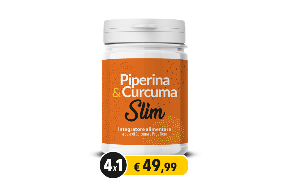 confezione piperina e curcuma slim