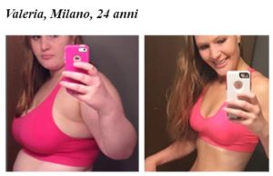 valeria prima e dopo spirulina fit